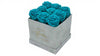 Tiffany Blue Roses in White Square Box (SM)