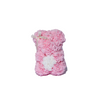 Mini- Pink and White Rose Bear (Heart) with Gift Box