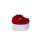 Red Roses in White Heart Box (LG)