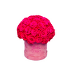 Hot Pink Bouquet in Pink Round box