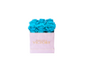 Tiffany Blue Roses in White Square Box (LG)