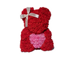 RED (PINK HEART)-- ROSE BEAR WITH GIFT BOX