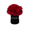 Red - Mini Bouquet of Rose in Black Box